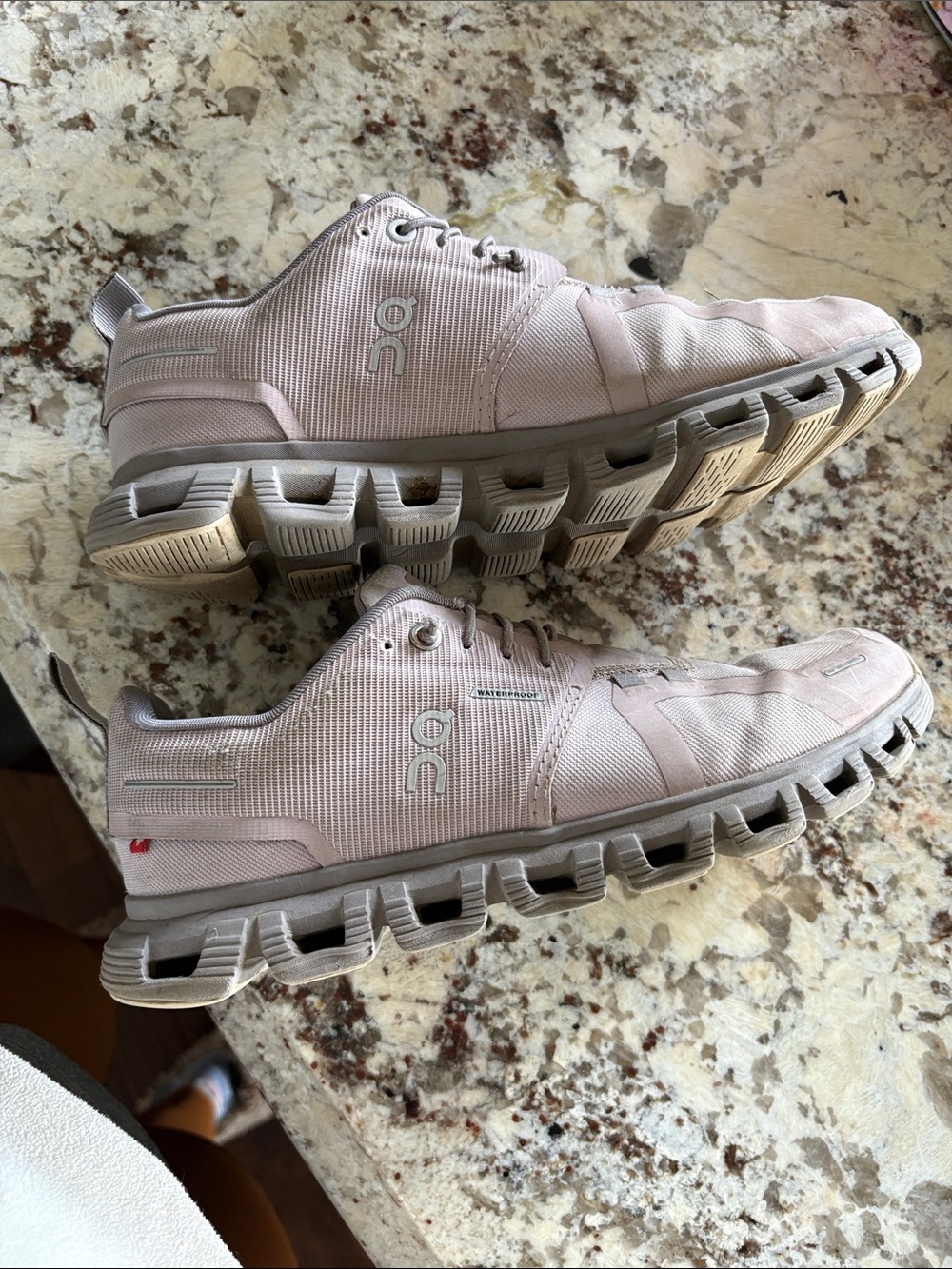 On Cloud Light Pink Athletic Sneakers - Picture 2 of 5